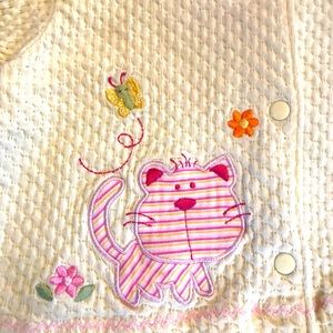 Little Me button up sweater